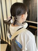 【 snuw mina 】 刈り上げしてすっきり!ツインアレンジ!