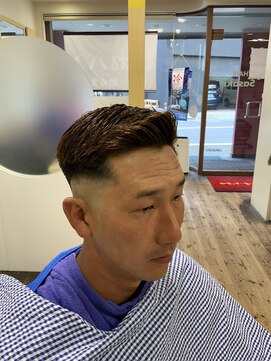 ヘアーササキ(Hair SASAKI) 7☆3ハードパートワールドカップサッカー風