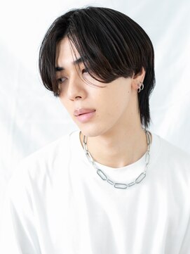 モッズヘアメン 札幌月寒店(mod's hair men) グレージュアッシュ小顔セミウェットなコンマへアa札幌月寒