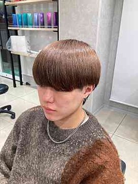 アッシュ 高幡不動店(Ash) 【Ash高幡不動×林】ブラウン×縮毛矯正