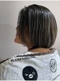 切りっぱなしボブ×ブルー