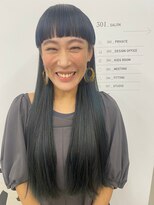 ニコ(Nico) wide bang hair