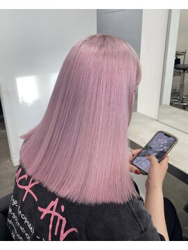 ジーナ オモテサンドウ(XENA) ケアブリーチ×ハイトーン×ホワイトピンク(表参道)