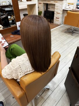 レプリカ(replica.) 【replica】岡山 髪質改善オレンジベージュ