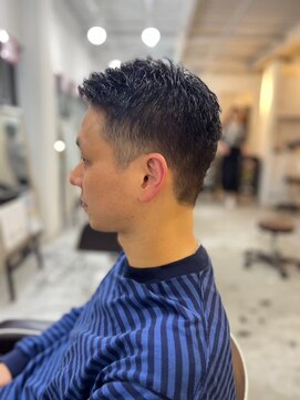 メンズカット バイ ソイクフ(メンズカット by SOY-KUFU) MEN'SHAIRアッシュブラックベリーショートダークアッシュ