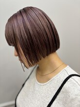 アトリエ タキ(atelier.taki) 艶感たっぷり切りっぱなしボブ