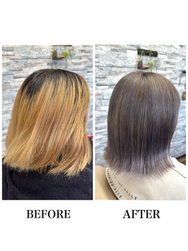 レアーク(Le′Ahrk) ダブルDr.カラー【ミルクティーグレージュ】