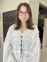 ヘアー アイス ルーチェ(HAIR ICI LUCE) グレージュ ベージュ 大人かわいい レイヤー/林