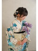 成人式前撮りヘアセット
