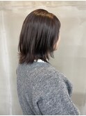 △ラベンダーブラウン×レイヤーボブ