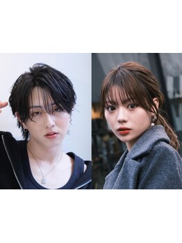 メンズ・レディース必見！韓国風メンズStyleと顔周りレイヤーカットが大人気♪特別髪質改善商材あり◎