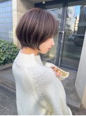 ショート ボブ インナーカラー 韓国風5218
