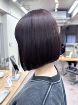 ブリーチなし　ピンクラベンダー