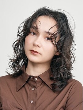 テクネ 天神大名(techne) 天神大名今泉レディースパーマミディアムパーマウルフレイヤー