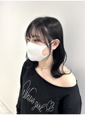 韓国風顔まわりカット/艶髪