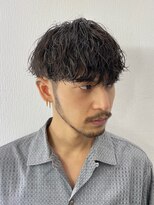韓国マッシュウルフ緩めシャドウパーマルーズパーマ20代原宿