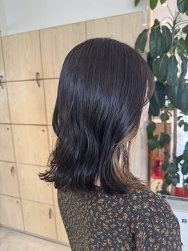 アドラーブル 万代店 (adorable) 大人可愛い大人美人小顔立体カットインナーカラー透け感20代30代