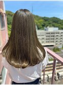 #オリーブ #ブリーチなし #緑 #オリーブベージュ