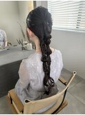 タイト編みおろしアレンジ