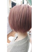 ファイン 滝川店(Fine)&nbsp;【20代30代】ミニボブ　色落ちも楽しめるピンクベージュ