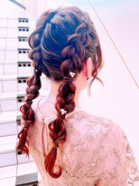 ヘアメイク ジェイエム&nbsp;ツイン編みおろし