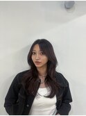 【miyon】韓国レイヤーカット×暗髪カラー×髪質改善