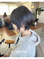 バトン(BATON)&nbsp;マッシュショート×シャープスタイル