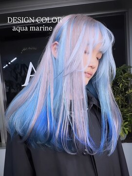 イエナ 渋谷(IENA) デザインカラーケアブリーチダブルカラーオリーブグレー