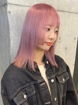 サンクプロジェクト(cinq PROJECT)&nbsp;ミルクティーピンクベージュカラーハイトーンカラーダブルカラー