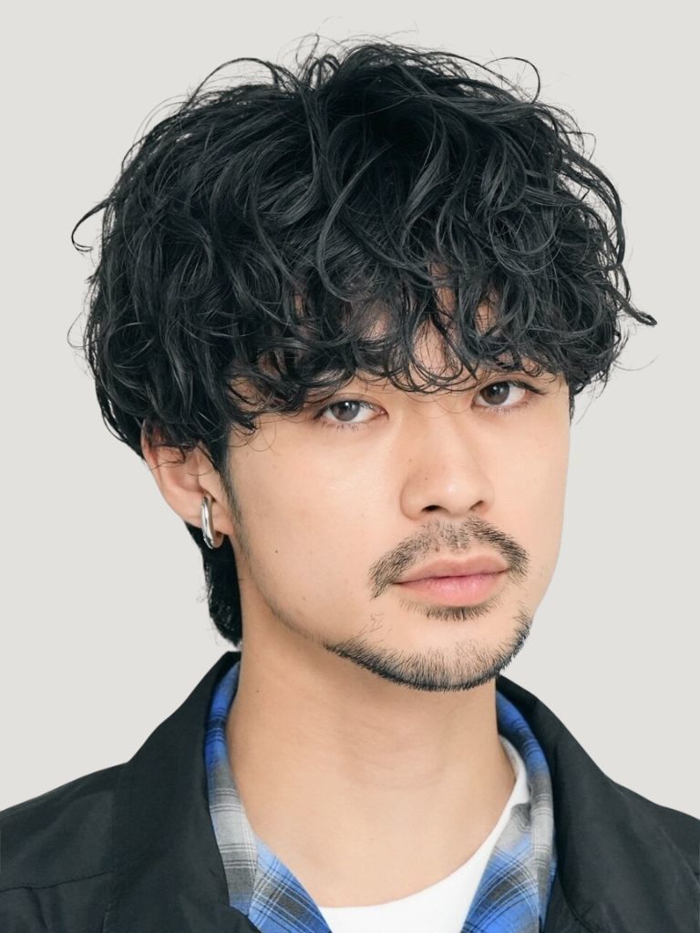 【上田指名限定】メンズカット+各種パーマ\14000#天神大名#メンズパーマ#眉毛