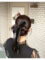 フェリーチェ(Felice)&nbsp;カチモリヘア タイトヘア お呼ばれヘア 参列ヘア