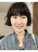 くせ毛風パーマ/フレンチショート/フレンチボブパーマ