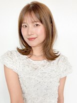 ファナ ブルーム(fha-na bloom) ☆ 韓国風 ミディアムレイヤー シースルーバング☆イメチェン