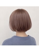 アンリエラ(Unliera) ダブルカラー/ピンクベージュ/ミニボブ/松山美容室