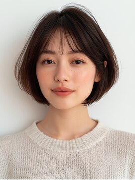 ロディーナコク 大口 新子安(rodina.coc) ハッシュカット/グレージュ/デザインカラー/大口新子安白楽鶴見