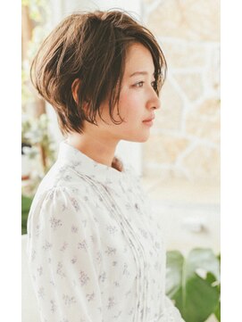 ナチュラ(natura) 美しい奥行き☆前下がりスプリングボブ　デジタルパーマ