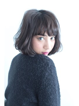 ミューズ 原店(MU-SE) 黒髪アッシュボブ