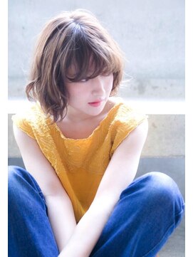 エイミー(Aimee) Aimee シアーベージュ×ゆるひわボブ