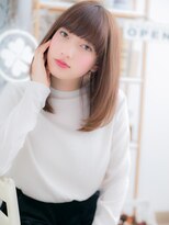 モッズヘア 上尾西口店(mod's hair)&nbsp;■mod's上尾9-2★■小顔ｘ斜めバングのウルツヤストレート