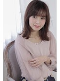 cachette ナチュラルな外ハネ☆柔らかストレート☆