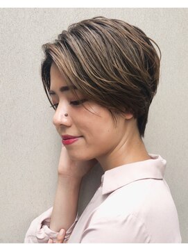ヘアーラウンジトリップ(hair lounge TRiP) ペタンと髪にお悩みの方◎ボリュームワンカールショート