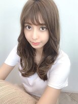 シルクレイ 吉祥寺店(Silk-lei)&nbsp;大人かわいいフェザーバング韓国風ヘアカーキベージュ20代吉祥寺