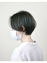 スパ ヘアーデザイン(SPA hair design) 前髪長めの耳掛けショートヘア
