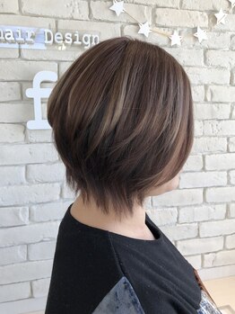 ヘアーデザイン フィーカ 大在店(hair Design fika.)の写真/高いカット技術で360°どこから見ても決まる◎女性らしいショートstyleをご提案★理想の貴方に一歩近づく♪