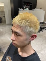 グランアディクト(Gran addict) blond buzz cut 山本 日輪