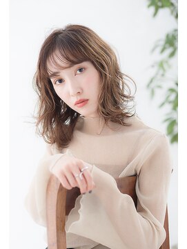 レム 荻窪(REM) 大人可愛いデジタルパーマ小顔シルキーベージュ