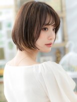 カバーヘア ブリス 大宮西口(COVER HAIR bliss) シースルーバング小顔前下がりボブショートc5大宮20代30代40代