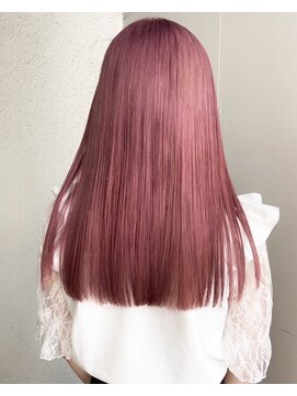 ソーコ 渋谷(SOCO) ダブルカラーケアブリーチカシスピンクベージュ