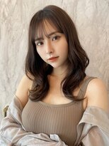 ルームバイシー 新宿(Loom. by Sea)&nbsp;韓国風前髪×ショコラアッシュ【韓国ヘア/髪質改善/新宿】