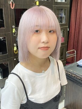 プライズ 錦糸町北口店(prize) シルバーピンク/ハイトーン/ボブ/岩崎【錦糸町北口】